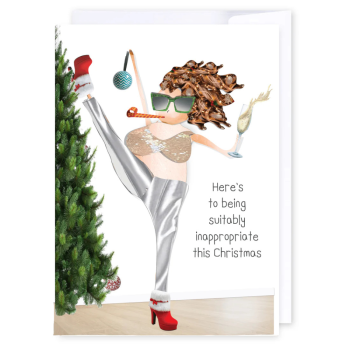 i candy Card Christmas - Here’s to Being Inappropriate