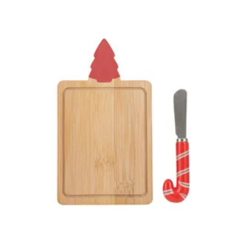 Ladelle Festive Fun Bamboo Board & Spreader Assorted (3)