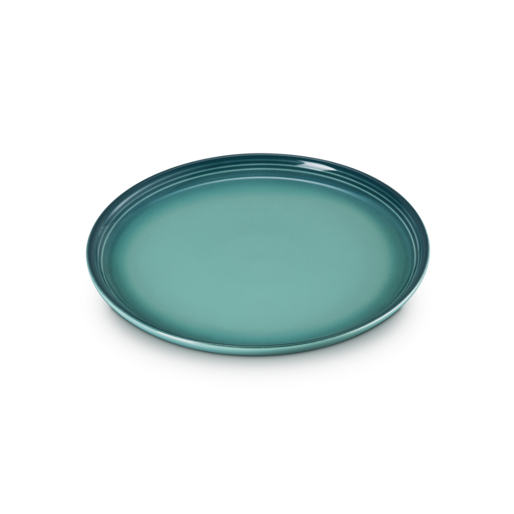 Le Creuset Stoneware Coupe Salad Plate 22cm Bleu Riviera (2)