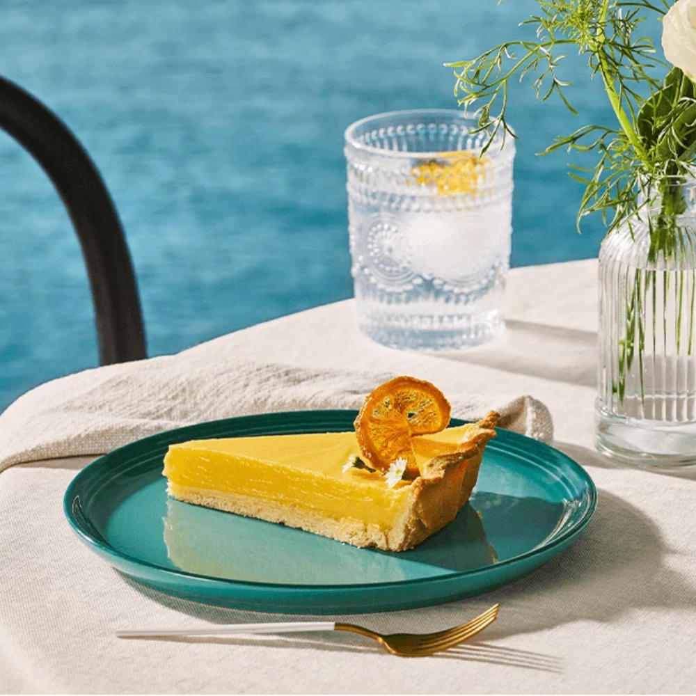 Le Creuset Stoneware Coupe Salad Plate 22cm Bleu Riviera (5)