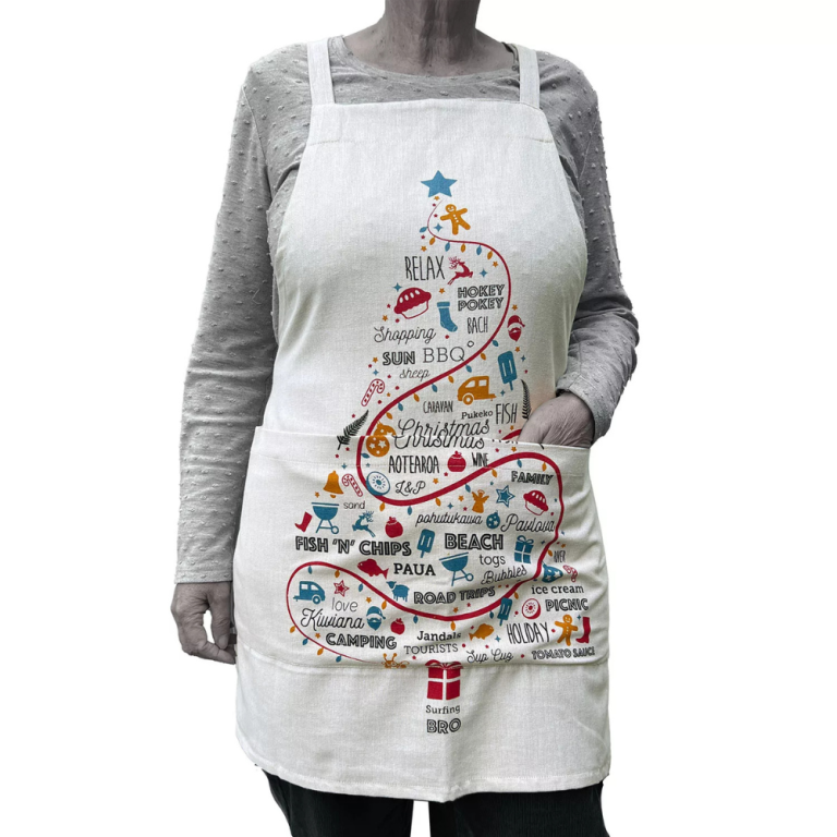 Linens More Christmas Apron with Pocket Chef #39 s Complements