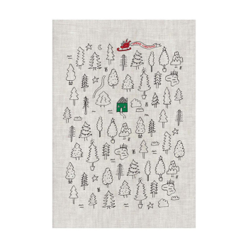Linens & More I'll Be Home Tea Towel