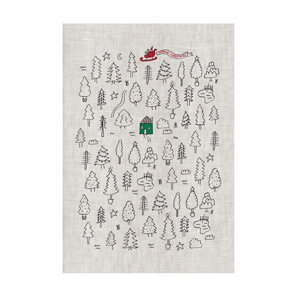 Linens & More I’ll Be Home Tea Towel