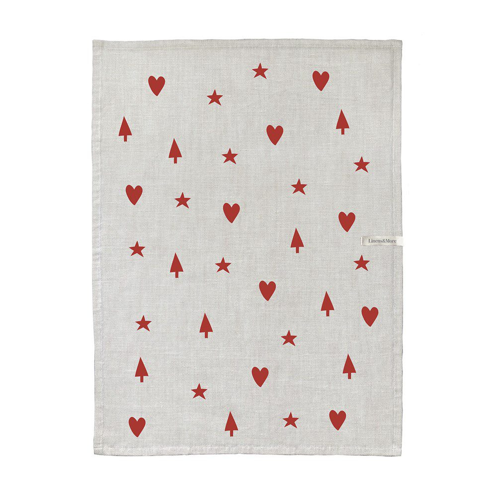 Linens & More Yuletide Tea Towel