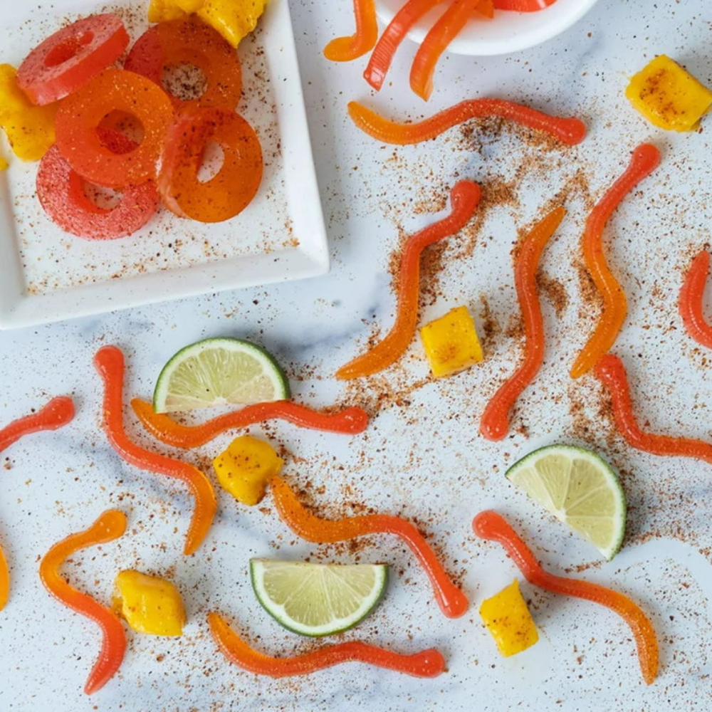 LorAnn Oils Silicone Gummy Worm Mould 2pk (1)