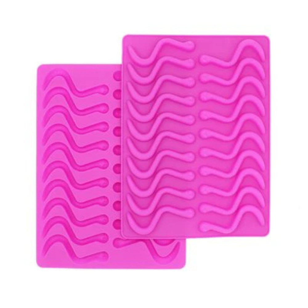 LorAnn Oils Silicone Gummy Worm Mould 2pk