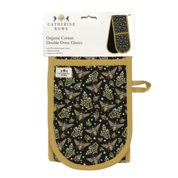 Catherine Rowe Double Oven Glove Bee