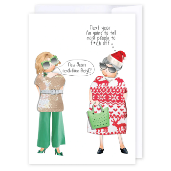 i candy Card Christmas - New Year's Resolutions