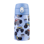 Oasis Insulated Stainless Steel Kid's Sipper Bottle 400ml Monster Trucks