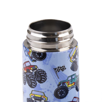 Oasis Insulated Stainless Steel Kid’s Sipper Bottle 400ml Monster Trucks (5)
