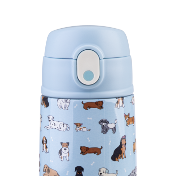 Oasis Insulated Stainless Steel Kid’s Sipper Bottle 400ml Puppy Dogs (1)