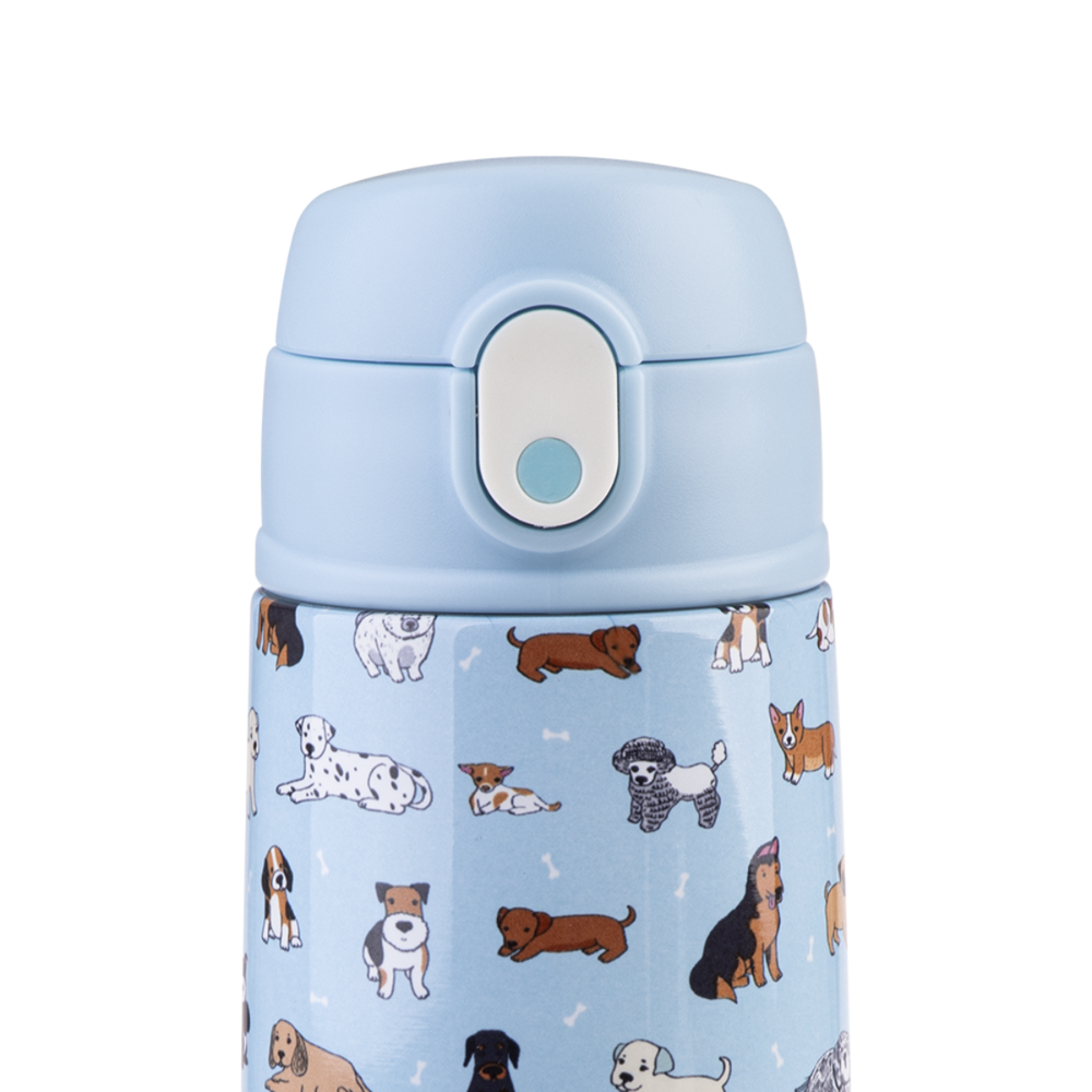 Oasis Insulated Stainless Steel Kid’s Sipper Bottle 400ml Puppy Dogs (1)