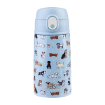 Oasis Insulated Stainless Steel Kid's Sipper Bottle 400ml Puppy Dogs