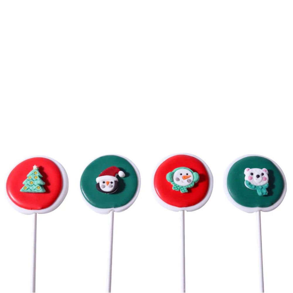 PME Edible Sugar Decorations North Pole Express Set of 12 (1)