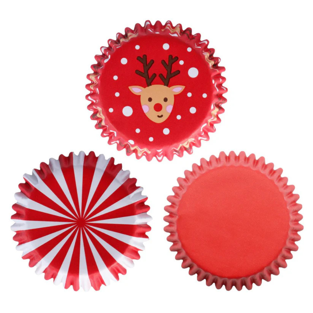 PME Foil-lined Cupcake Cases Santa Mix 100pk (2)