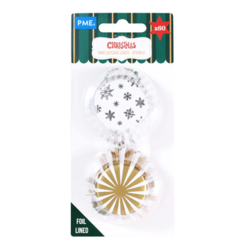 PME Foil-lined Mini Cupcake Cases Pack of 60