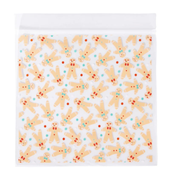 PME Resealable Treat Bags Gingerbread 20 Pack (1)