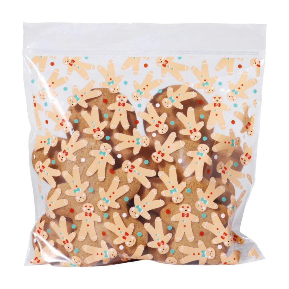 PME Resealable Treat Bags Gingerbread 20 Pack (2)