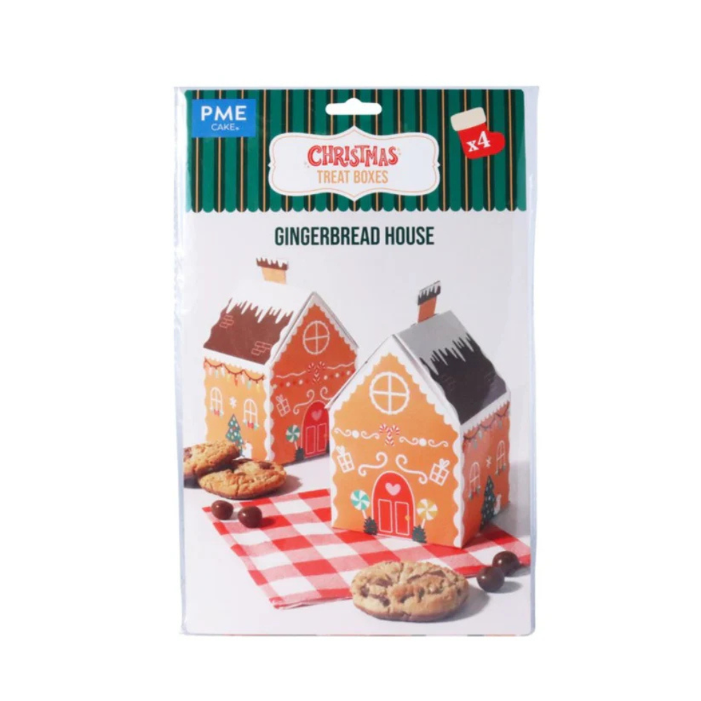 PME Treat Boxes Gingerbread House 4pk (2)