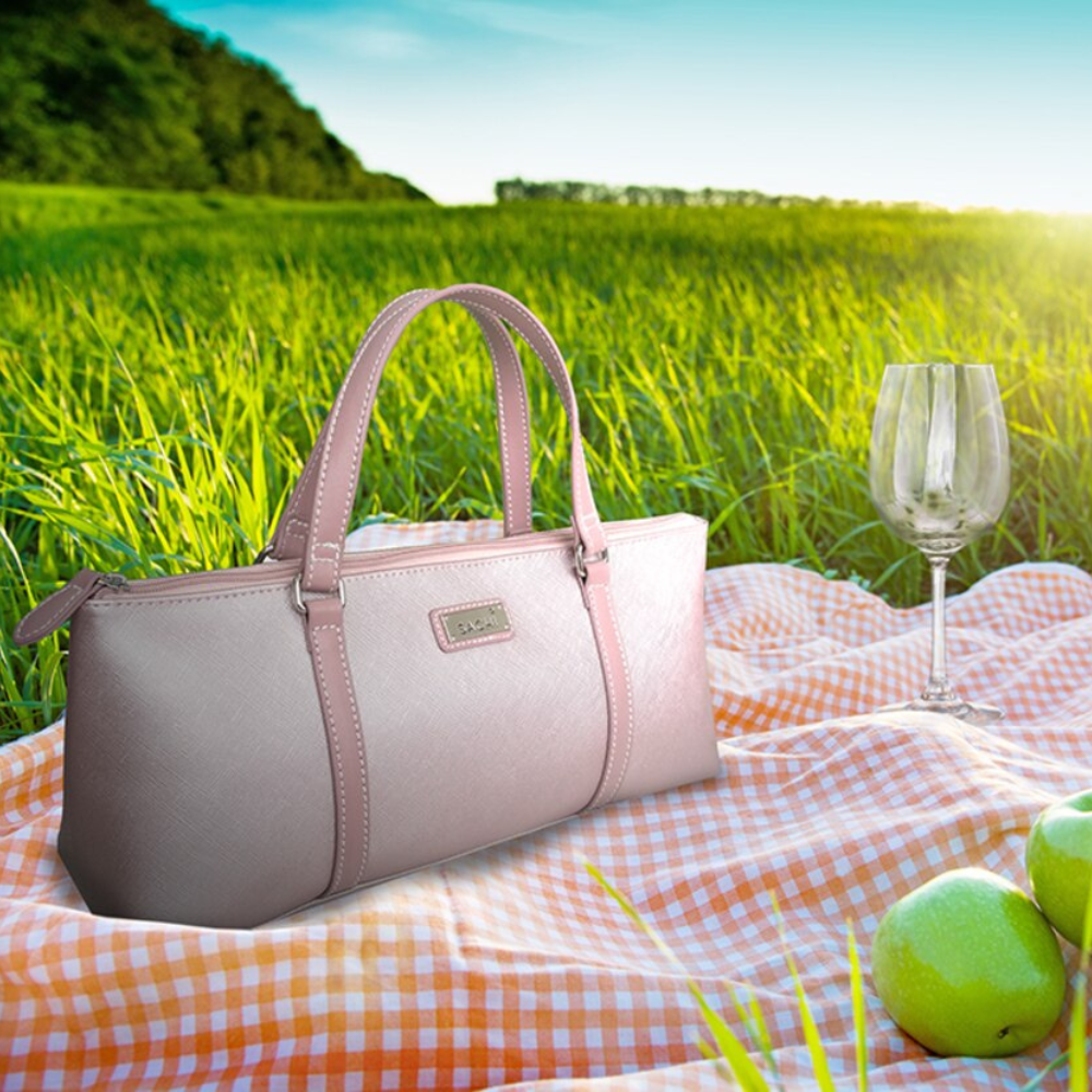 Sachi Insulated Wine Purse Blush (1)