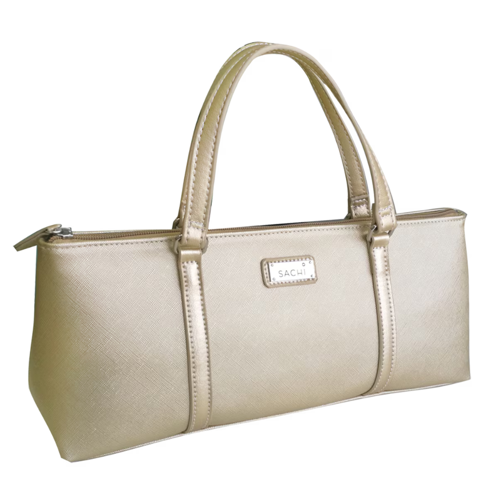 Sachi Insulated Wine Purse Champagne Gold