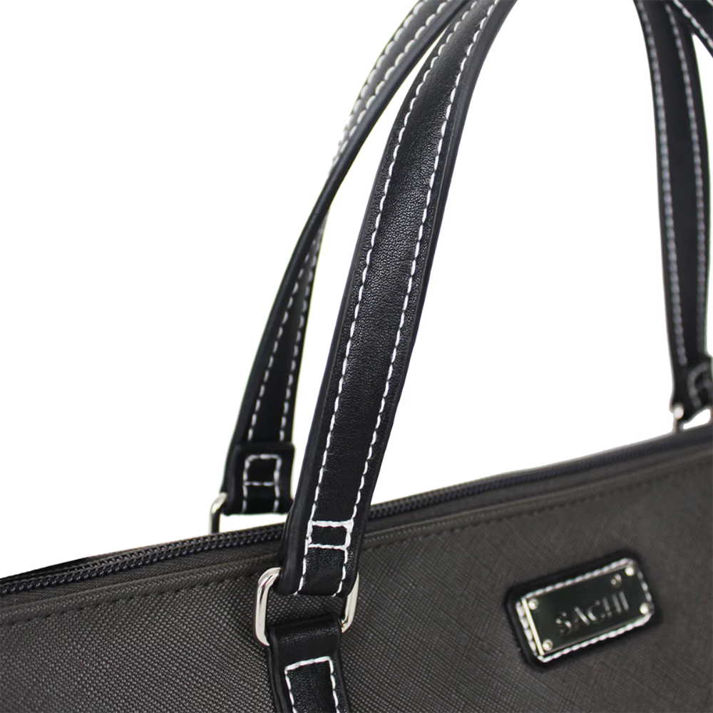 Sachi Insulated Wine Purse Charcoal (2)