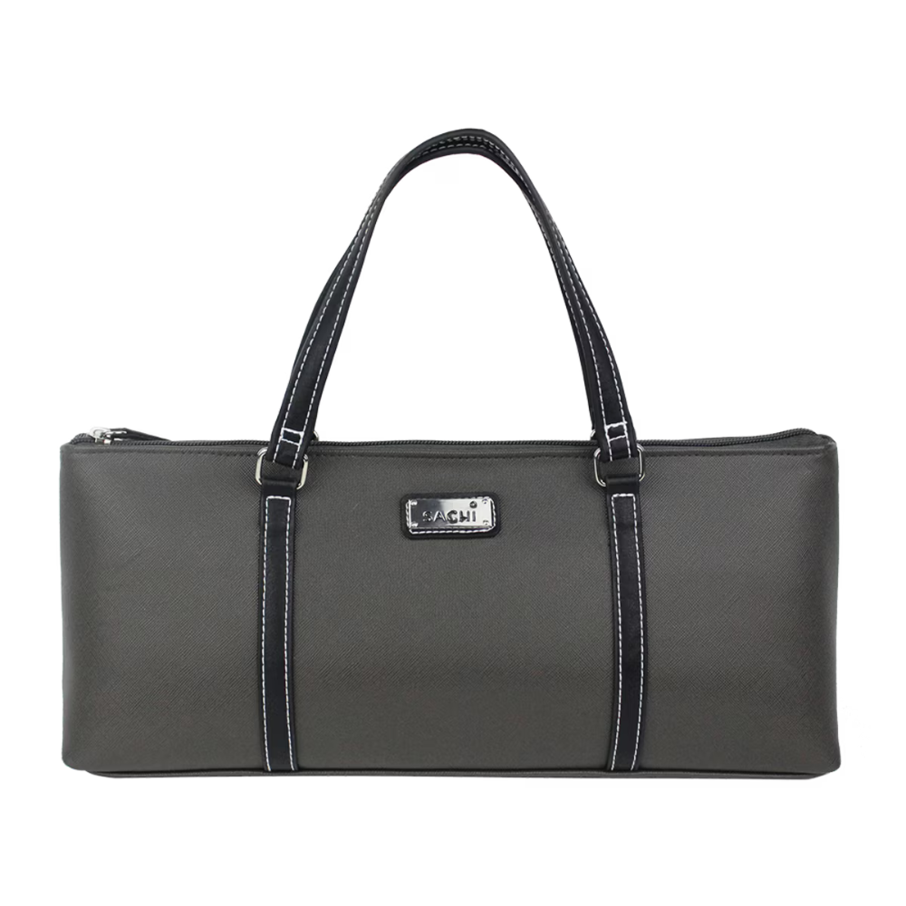 Sachi Insulated Wine Purse Charcoal