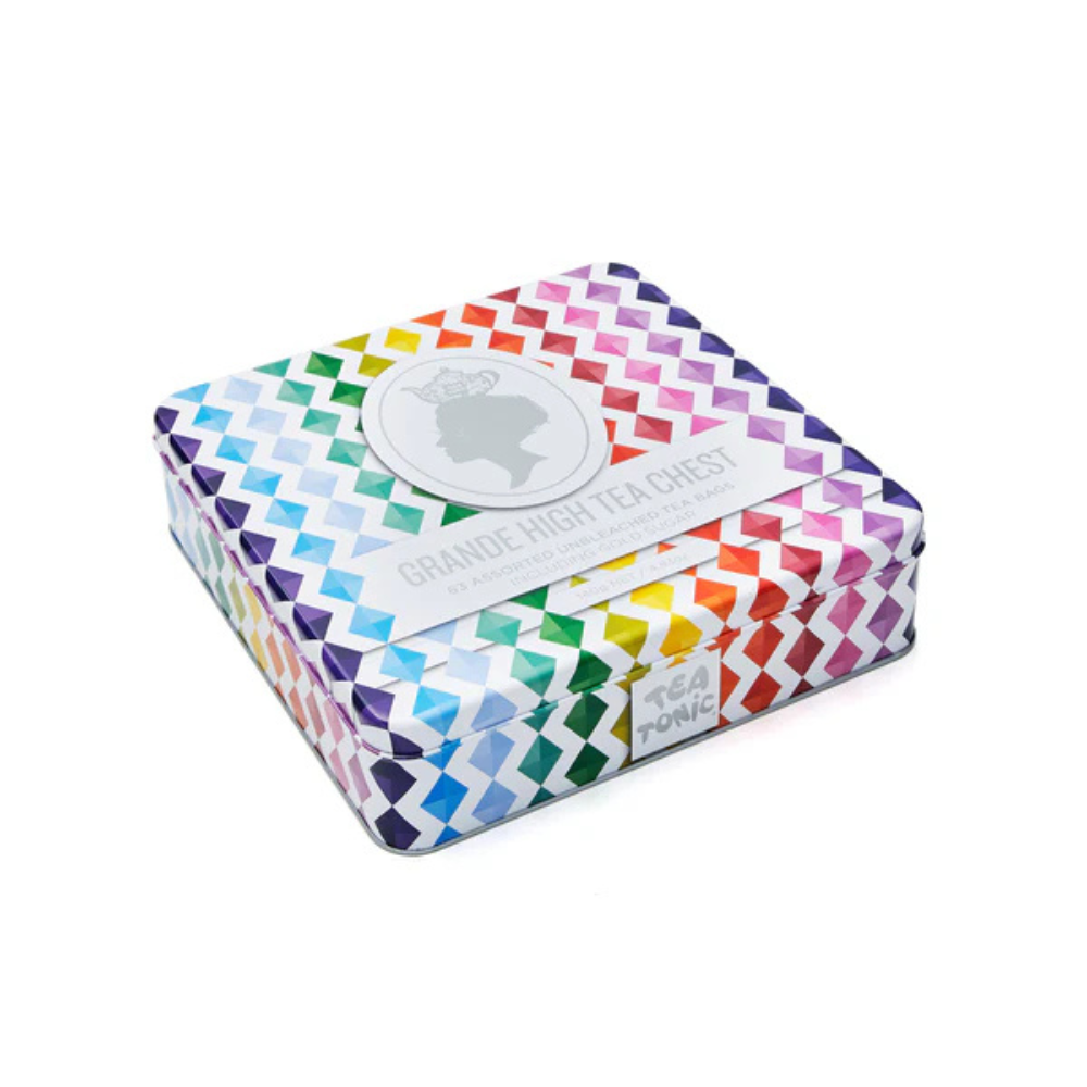 Tea Tonic Grande High Tea Chest Tin 63 Teabags (1)