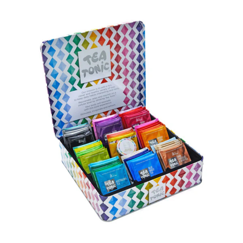 Tea Tonic Grande High Tea Chest Tin 63 Teabags