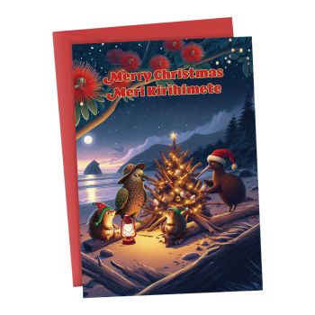 Blackwell Press Merry Christmas Meri Kirihimete Card