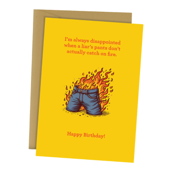 Blackwell Press Pants On Fire Card