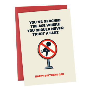 Blackwell Press Never Trust A Fart Card