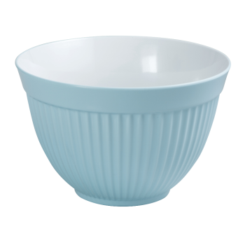 AVANTI Melamine Ribbed Mixing Bowl 18cm1.5L Duck Egg Blue