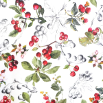 BenElke Berries Teflon Tablecloth 150x250cm