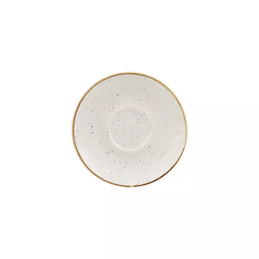 Churchill Stonecast Barley White Cappuccino Saucer