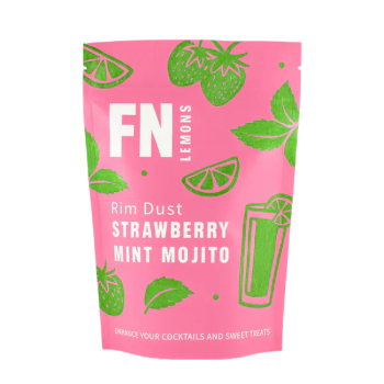 F N Lemons Strawberry Mint Mojito Rimming Sugar 75g