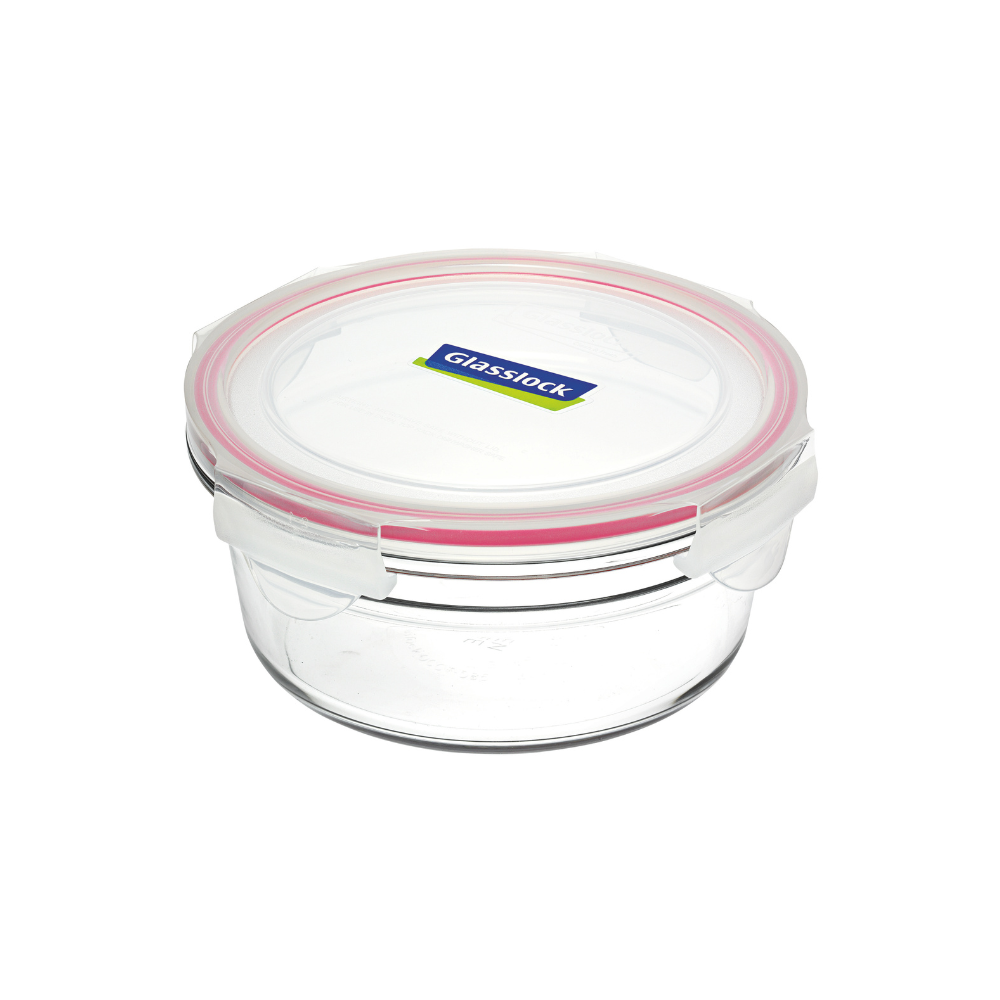 Glasslock Oven Safe Glass Round Container 450ml