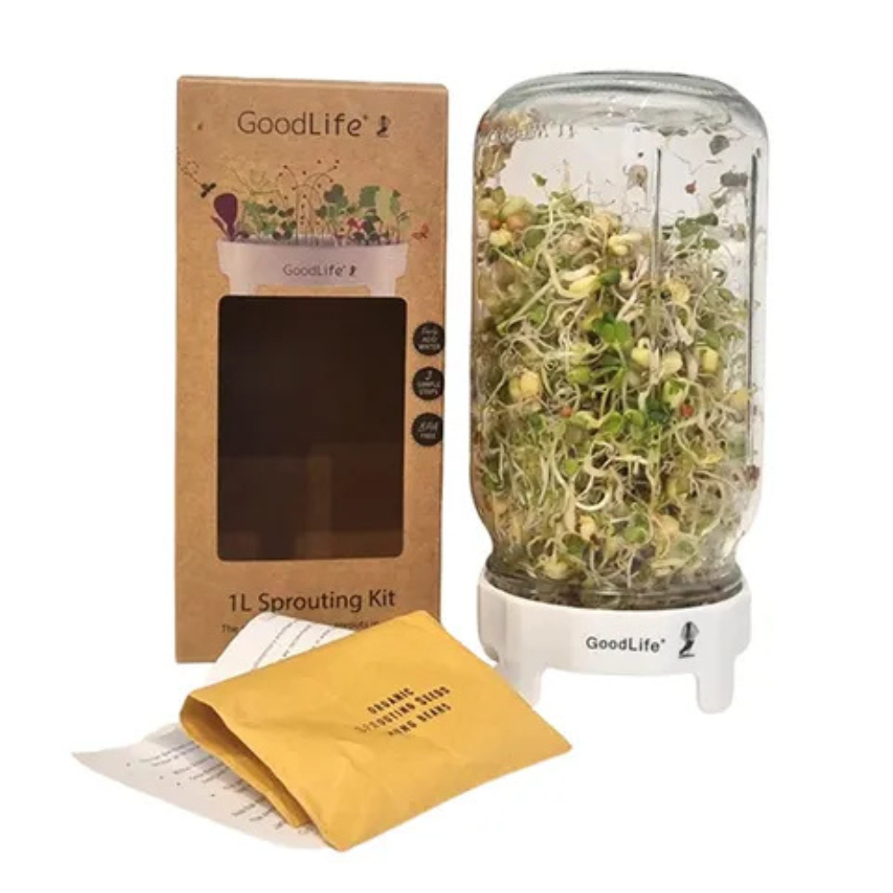 GoodLife Sprouting Jar Kit 1L Gift Boxed