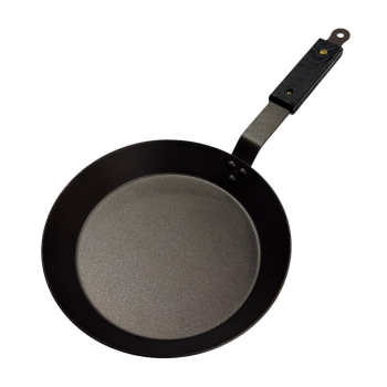 Netherton Foundry Iron Frying Pan Ebonised Oak Handle 26cm