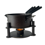 Netherton Foundry Spun Iron Fondue Set
