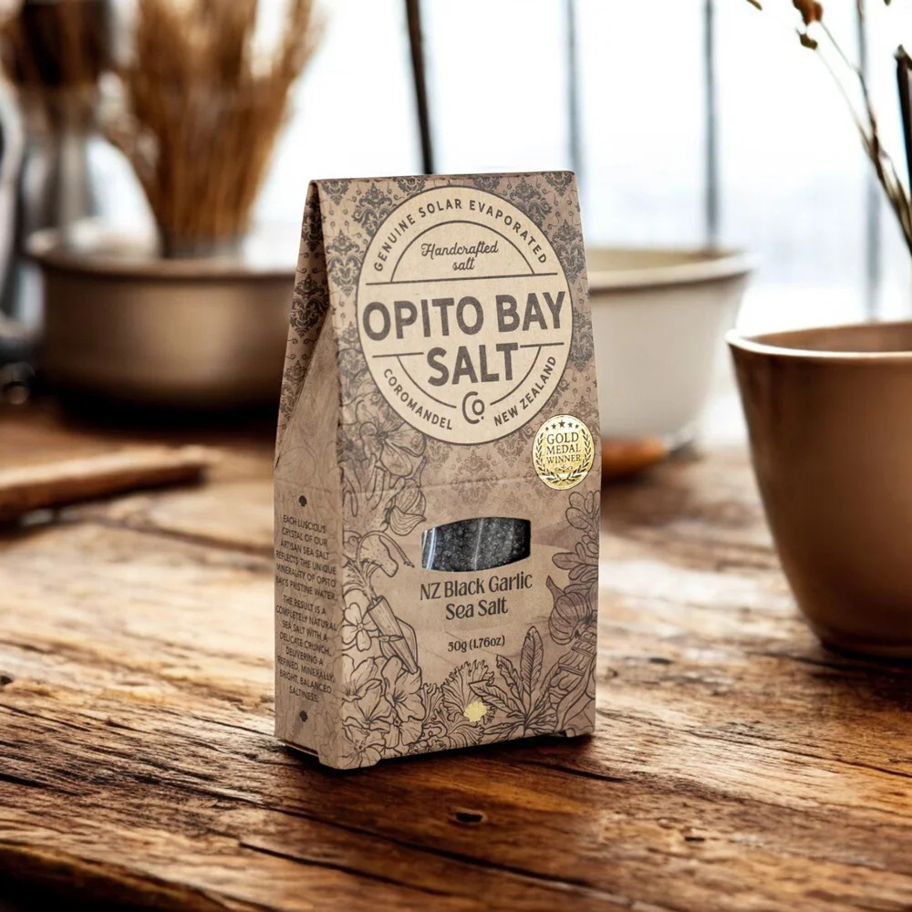 Opito Bay Salt Co. Black Garlic Sea Salt 50g (2)