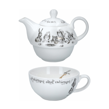 Victoria And Albert Alice In Wonderland Tea for One Teapot