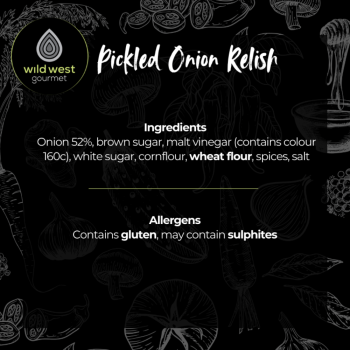 Wild West Gourmet Sweet Pickled Onion Relish 230g (2)