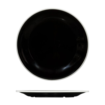 Ryner Melamine Evoke White Rim Plate 27cm