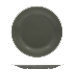 Ryner Melamine Evoke Grey with White Rim Plate 27cm