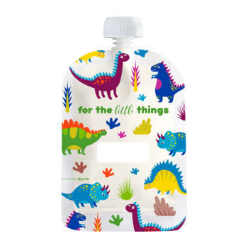 Sinchies Reusable Food Pouches 150ml Dinosaur 10 Pack
