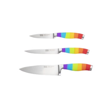 Taylor's Eye Witness Rainbow 3 Piece Knife Set