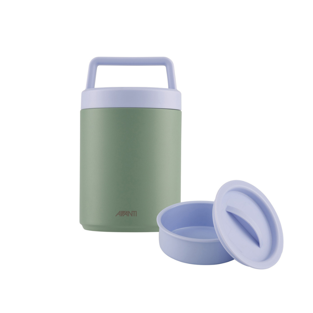 Avanti Insulated Food Jar with Handle 480ml Agave (1)