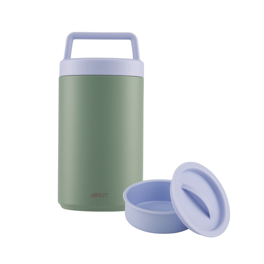 Avanti Insulated Food Jar with Handle 720ml Agave (1)