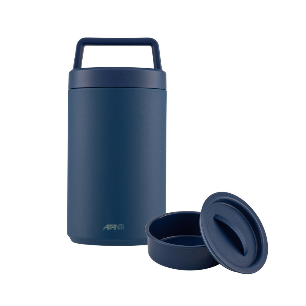 Avanti Insulated Food Jar with Handle 720ml Navy (1)